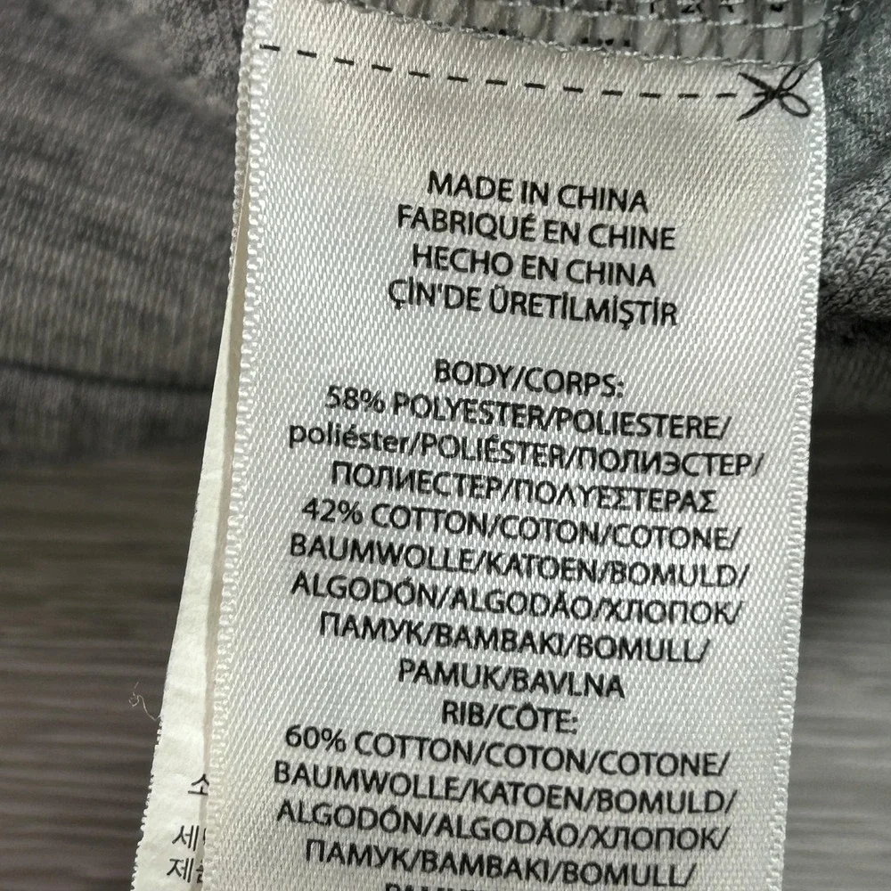 Polo Ralph Lauren Hoodie Mens 2XL Gray‎ Full Zip Fleece Sweatshirt Pony Logo